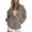 AA-Coffee, variant on QATAINLAV Hoodies for Women Casual Button Open Front Sweatshirt Cardigans Solid Casual Long Sleeve Hooded Jackets Fall Outwear, Blue, XL