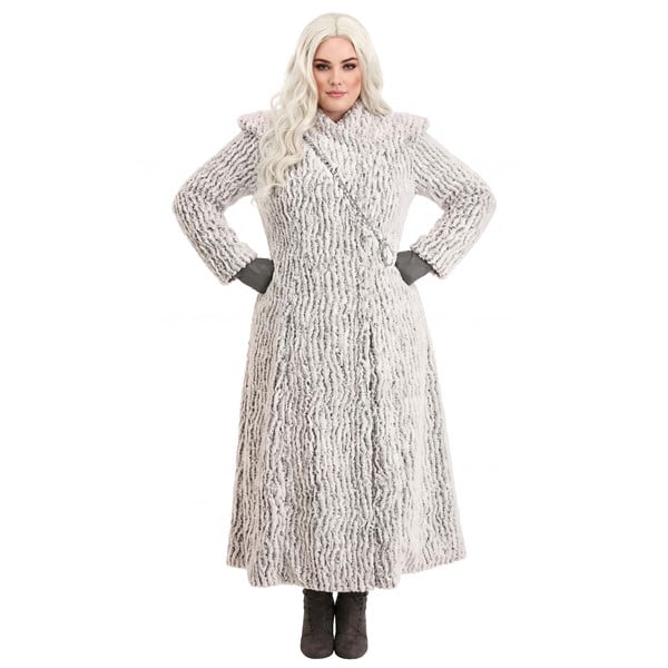 Plus Size Winter Dragon Queen Costume for Women