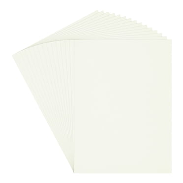 30 Sheets Cream White Cardstock 9" x 11" Card Stock Printer Paper for DIY Arts