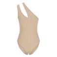thumbnail image 4 of LSLJS Women's Sexy Pure Cotton Ribbed One Shoulder Hollowed Out Jumpsuit, 4 of 8