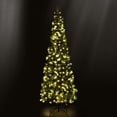 thumbnail image 3 of Costway 6.5ft Pre-Lit Hinged Pencil Christmas Tree 250 White Lights, 3 of 9