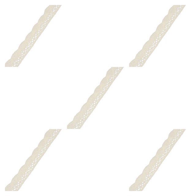 Youkk 1 Roll Lace Craft Ribbon Exquisite Useful Charming Stylish DIY Craft Sewing Accessory Clothes Supplies Lace Trim Type9 5Set