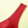 thumbnail image 2 of Wireless Bra for Women Pullover Bra Feature V-Neck Molded Bra Style W-1883 Red 3XL, 2 of 5