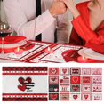 thumbnail image 2 of Kitchen Placemat Valentine'S Day Placemats Red Check Placemats 30X45Cm For Table Decoration Valentine'S Day Cotton Table Placemats For Indoor Kitchen Decoration Dinner, Kitchen Placemat, 2 of 9