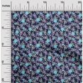 thumbnail image 1 of oneOone Viscose Chiffon Fabric Dot & Flower Floral Decor Fabric Printed BTY 42 Inch Wide, 1 of 4