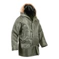thumbnail image 2 of Rothco N-3B Snorkel Parka by Rothco, Men's, Water-repellent, Sage Green, 3X-Large, 2 of 3