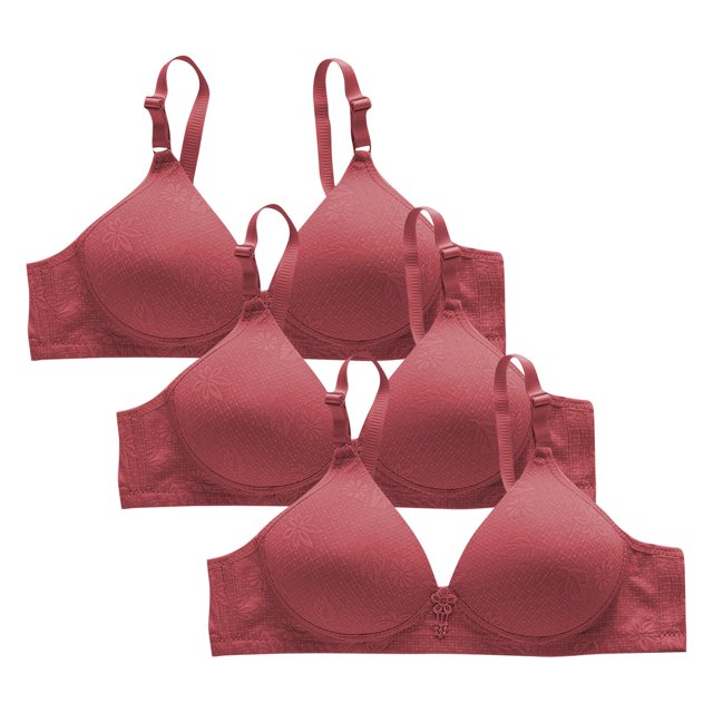 Plebaso Bras for Women Wireless Push up Bralettes Full Coverage Padded Womens Everyday Bras Multipacks
