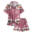 thumbnail image 3 of WEAIXIMIUNG Pajamas For Children Shirt And Pant Matching Set Sleepwear Set With Pockets For Christmas 8-9 Years, 3 of 4