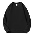 thumbnail image 1 of Jalioing Chandails Décontractés d'Hiver pour Hommes, Unis, Basiques, à Manches Longues, Col Ras du Cou, Doublés en Molleton, Chandails à Enfiler, 1 of 2