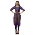 thumbnail image 3 of Moomaya Kurti de Designer Bollywood pour Femmes, Kurta Tunique Imprimée Longueur Genou, 3 of 6