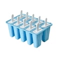 thumbnail image 1 of EINCcm Popsicles Molds, Silicone Ice Pop-Molds, Easy Release Ice Cream Mold, Reusable Popsicle Stick with for Homemade Popsicles & Ice Cream, Light Blue, 1 of 8