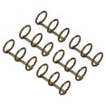 thumbnail image 1 of Unique Bargains 0.63' Dia. 3 Circle Detachable Metal Binder Rings Loose Leaf Rings, Bronze 6 Pack, 1 of 6