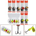 thumbnail image 2 of Leurre de Pêche Rotatif Crankbaits Hameçon Rotatif pour Achigan Truite Crappie, 2 of 12