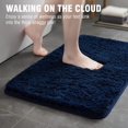 thumbnail image 2 of TECHMILLY Super Soft Shaggy Bathroom Rugs, Absorbent Thick Non Slip Microfiber Bath Rugs, Quick Dry Machine Washable Bath Mat for Bathroom Floor, Bathtub and Shower 20"x32", 2 of 7
