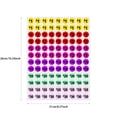 thumbnail image 3 of BINGLI 106 PCS Colored Dot Stickers Round Color Coding Labels Classroom Must Haves, Circle Dots Labels Price Stickers Polka Circle Dot Stickers Label Stickers for Kids Office Decor, Papers Etc, 3 of 9