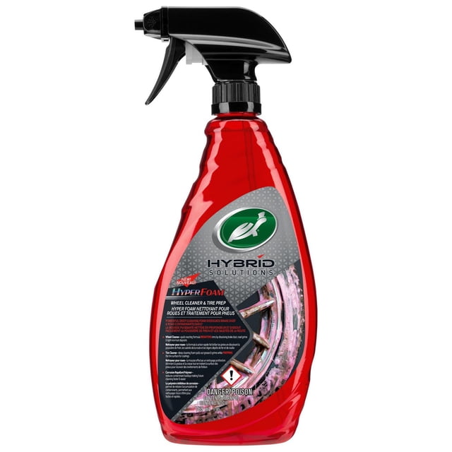 Turtle Wax Hybrid Solutions Nettoyant pour roues et pneus hyper mousse