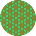 thumbnail image 1 of Ahgly Tapis Rond Lavable en Machine Intérieur Transitionnel Vert Olive, 4 Pieds Rond, 1 of 7