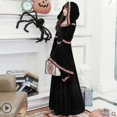 thumbnail image 3 of LOVZFMLL Robe Style Cour en Velours à Manches Longues avec Motif d'Halloween pour Fille, 3 of 3
