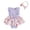 Light Purple, variant on Akiihool Preemie Onesies for Baby Girl Unisex Babies' Short Sleeve Crewneck Bodysuit (Red ,3-6 Months)