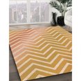thumbnail image 3 of Ahgly Company Tapis d'Intérieur Lavable en Machine Carré Transitionnel Citrouille Orange, 3 Pieds Carré, 3 of 7