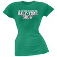 thumbnail image 1 of Big Game Half Time Show Kelly Green Soft Juniors T-Shirt, 1 of 1