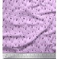 thumbnail image 1 of Soimoi Crepe Silk Fabric Ghost Halloween Printed Fabric 1 Yard 42 Inch Wide, 1 of 3