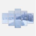 thumbnail image 2 of Blue Frosty Winter Weather Panorama - Landscape Print Wall Artwork, 2 of 3