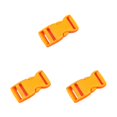 thumbnail image 3 of relayinert 10pcs/set Easy To Buckle Strap With Multi-Color Clasp Belt Buckles High Compatibility ABS Release Buckle Hook Buckle Orange color 3Set, 3 of 6