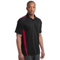 thumbnail image 5 of Sport-Tek ®  Posicharge ®  Micro-Mesh Colorblock Polo. St685 M Forest Green/ White, 5 of 5
