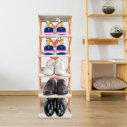 Suncoda Shoe Rack, Multi Layer Shoe Rack Household Small Shoe Cabinet Economic Dormitory Door Shoe Rack Installation Folding Shoe Cabinet