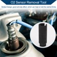 thumbnail image 3 of Unique Bargains Oxygen Sensor Socket O2 Sensor Removal Tool with Side Wire Cutout Chrome Vanadium Steel 90mm 1 Pcs Black 6 Point 22mm/0.87" 1/2inch, 3 of 6