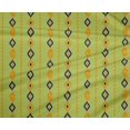 thumbnail image 4 of oneOone Tissu Polyester Lycra Rayé & Géométrique Ikat Tissu au Mètre 56 Pouces de Large, 4 of 4