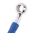 thumbnail image 4 of VONKY Motorcycle Brake Oil Hose Line Pipe Fitting Stainless Braided Steel Silver 100cm 1Set, 4 of 6