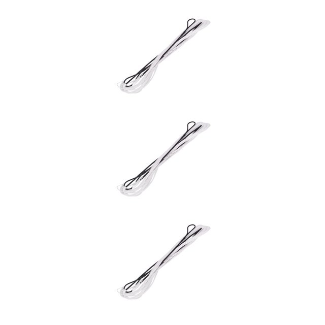Baohd Bow Accessories Bowstring Assist Abrasion Resistant Outdoor Fast Flight Archery Stringer Lightweight Winding Rope Black white 70inch 3Set