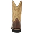 thumbnail image 3 of Justin Boot Company Mens Waxy Brown Steel Toe Work Boots, 3 of 7