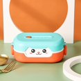thumbnail image 1 of Oleegame 1PC Stainless Steel Cutlery Set Cute Cute Lunch Box For Students To Eat Lunch Box Portable Girl Fruit Light Food Lunch Box, 1 of 4