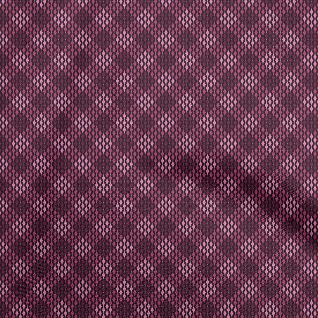 oneOone Viscose Chiffon Maroon Fabric Block Craft Projects Decor Fabric Printed By The Yard 42 Inch Wide-FO