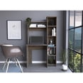 thumbnail image 2 of TUHOME Versalles Desk Engineered Wood Desks in  Brown, 2 of 8