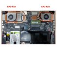thumbnail image 5 of Laptop CPU GPU Cooling Fan Cooler for MSI Creator 17M A9SD (MS-17F3) A9SE A10SD Notebook PC Fans Radiator PAAD06015SL N416 N415 CPU GPU Both, 5 of 5