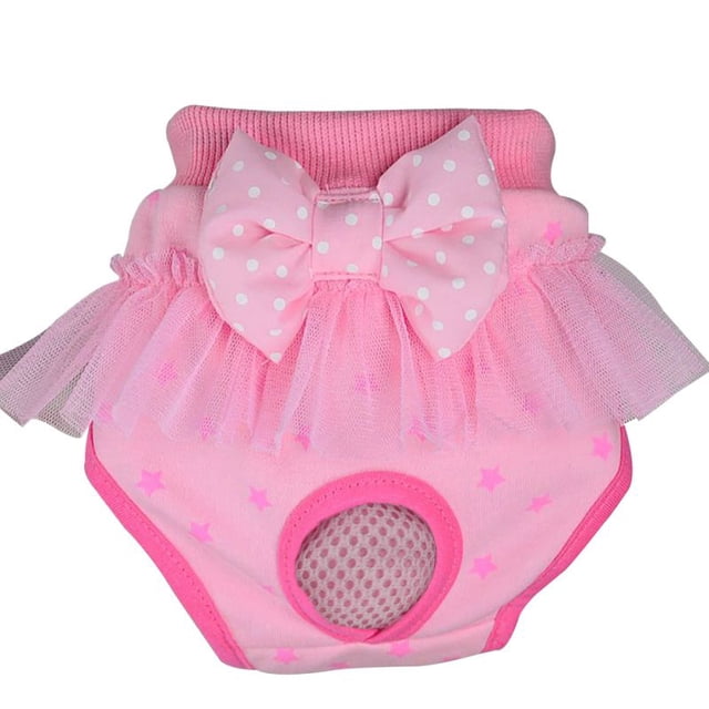 E-Trad Pet Dog Female Sanitary Panties Diaper Underwear Washable