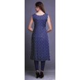 thumbnail image 4 of Bimba Printed Straight Tunic DressesForWomen Sleeveless Side Slit Kurti, 4 of 6