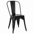 thumbnail image 3 of Chaise de salle à manger Tolix Roch en métal, ensemble de 4 chaises en métal, 3 of 3