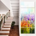 thumbnail image 1 of Abstract Cosmos of Colorful Flowers - Large Flower Canvas Wall Art, 1 of 3