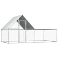 thumbnail image 1 of vidaXL Poulailler 4x2x2 m Acier Galvanisé, 1 of 4