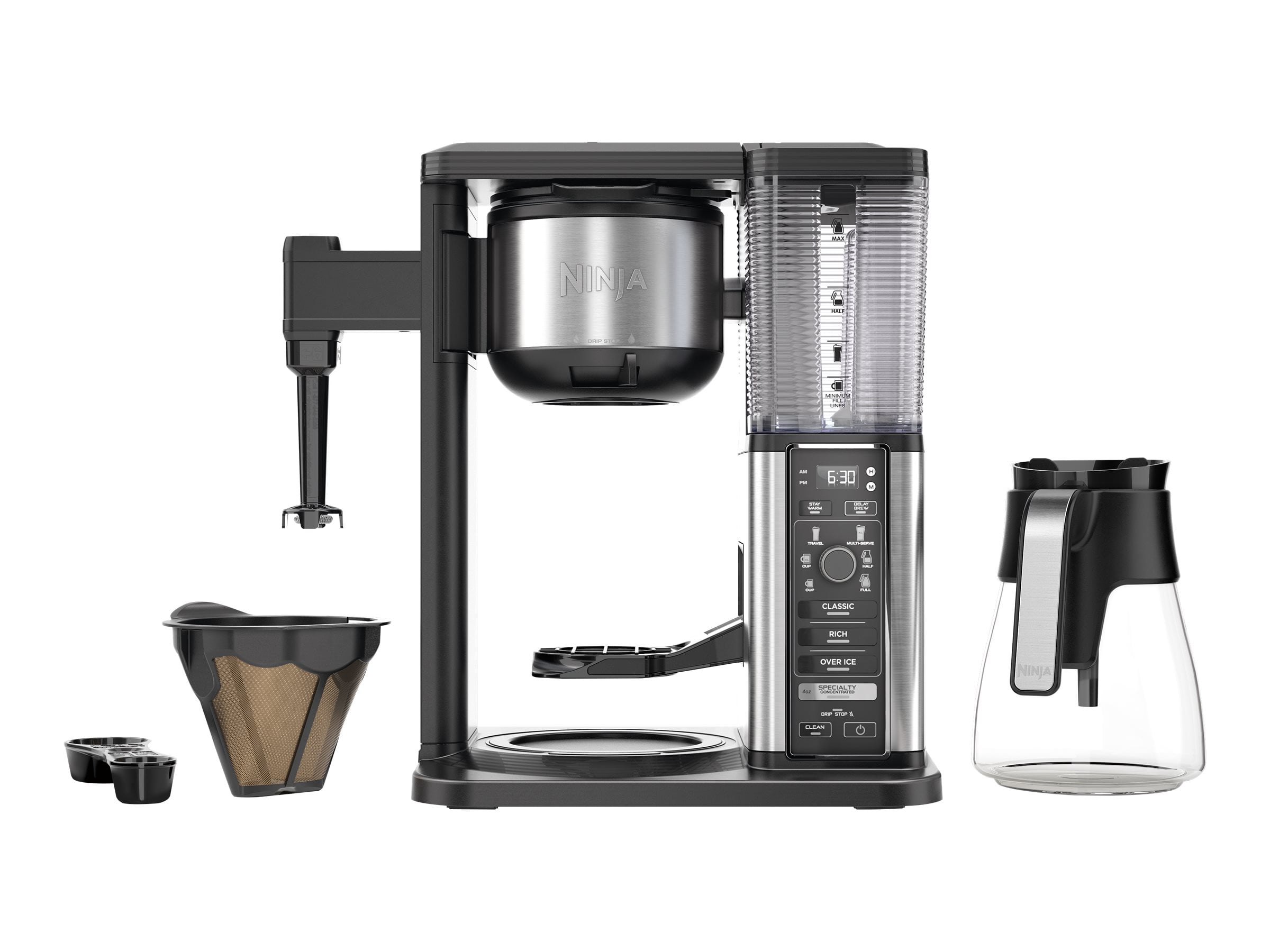 Ninja Specialty Coffee Maker, with 50 Oz Glass Carafe, Black and