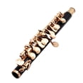 thumbnail image 1 of Graflsoa Golden C Key Piccolo with Stylish ABS Resin Body and Silver-Plated Head, Includes Padded Box, Cleaning Kit, and Adjustable Strap for Easy Storage and Portability, 1 of 6