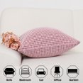 thumbnail image 2 of Unique Bargains Soft Corduroy Striped Velvet Decorative Throw Pillow Cusion Cover, 2 of 9