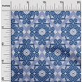 thumbnail image 1 of oneOone Silk Tabby Fabric Swirl Ikat Printed Craft Fabric BTY 42 Inch Wide, 1 of 4