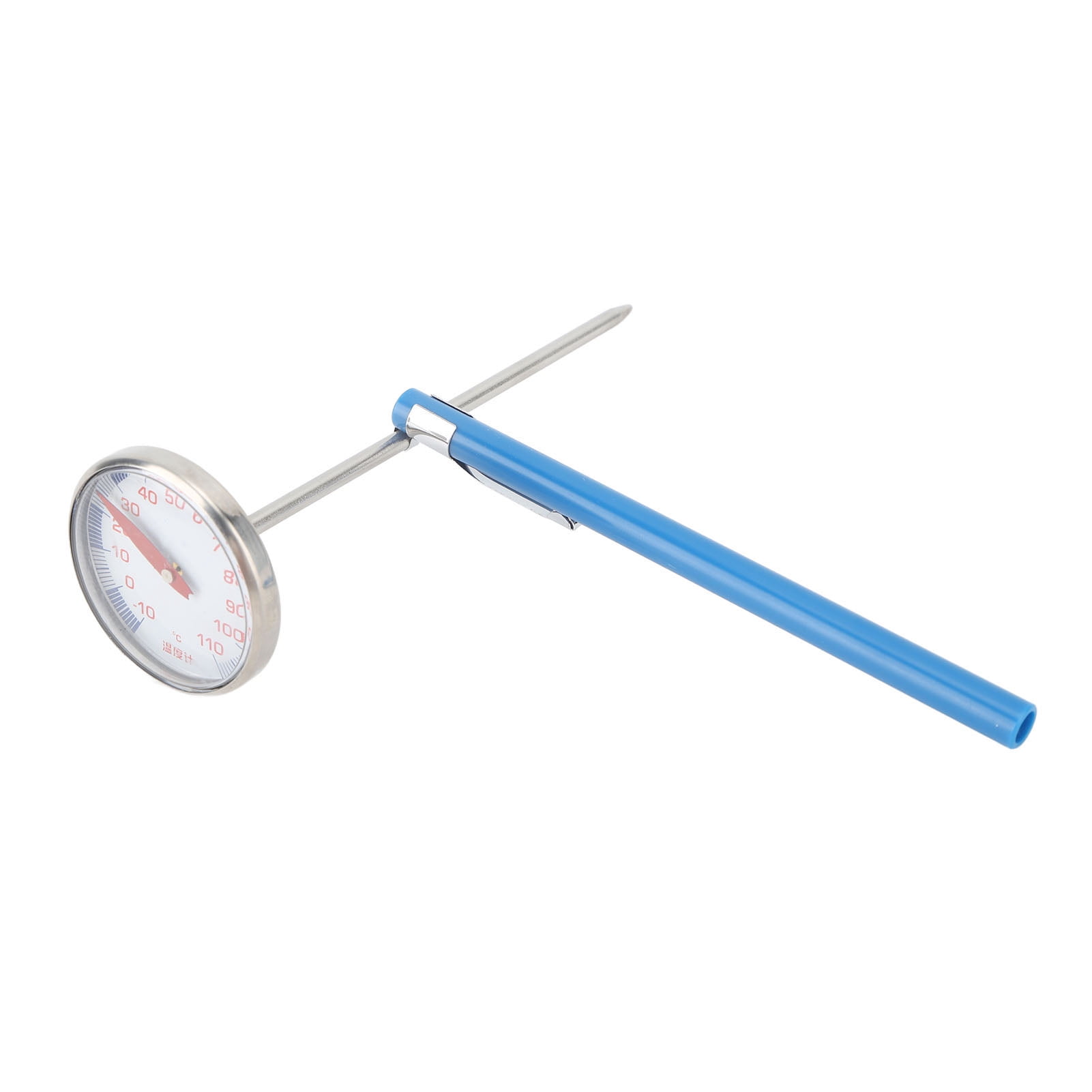 Thermomètre à Friture à Lecture Instantanée, Thermomètre à Cadran En Acier Inoxydable Avec Sonde De 12,5 Cm Pour Dinde, Barbecue, Grill