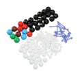 thumbnail image 3 of Molecular Model Kit, Environmental Organic Chemistry Set Plastic Material Fine Workmanship  For  For Teaching, 3 of 8